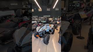 ATV's and Side by Sides all shined up on the floor!