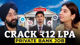 12 LPA की Private Bank Job पाने का Roadmap | Ft @InstituteofProfessionalBanking| Dhairya Decodes
