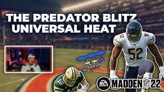 3-Man Edge Blitz from the *34 PREDATOR* in Madden 22