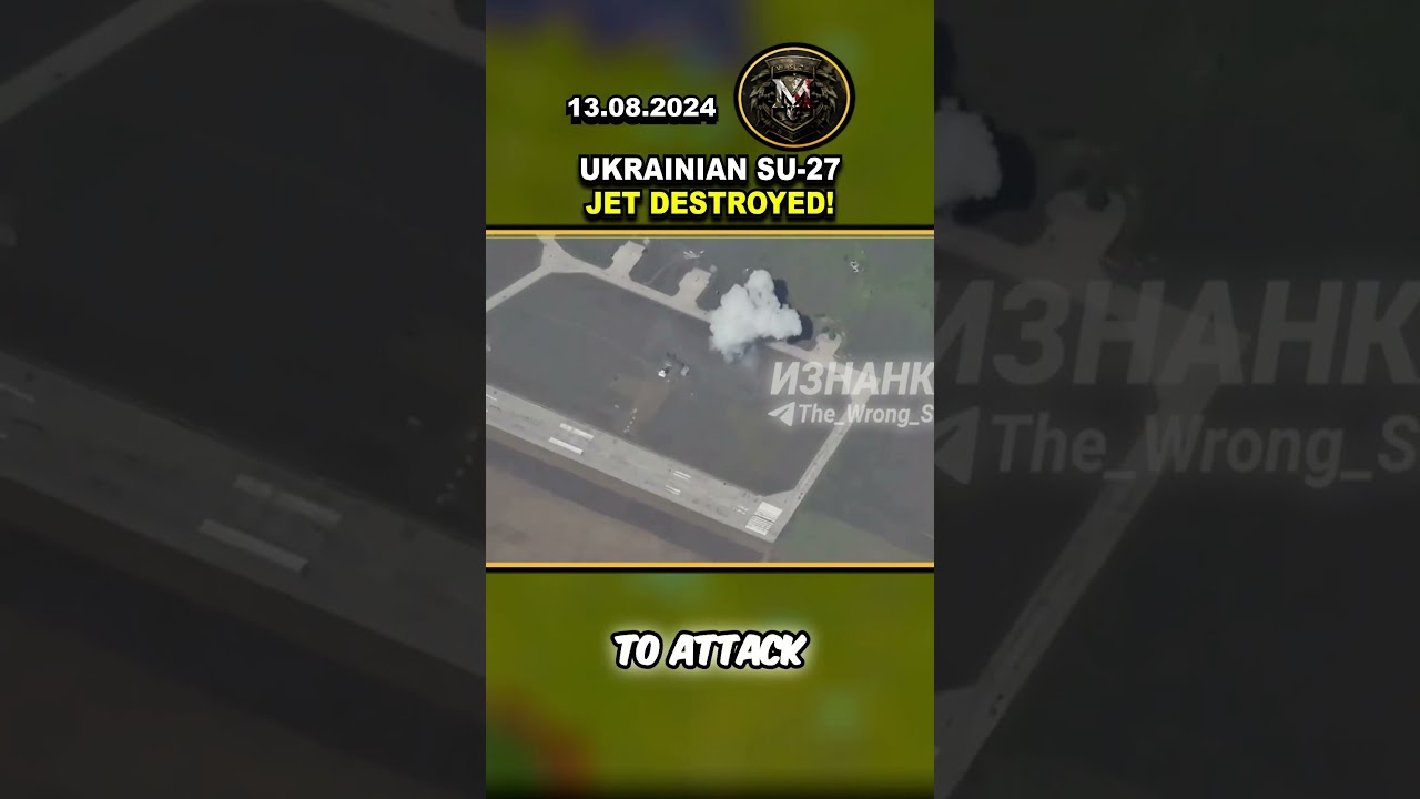 💥 MUST-WATCH! UKRAINIAN SU-27 JET DESTROYED! 