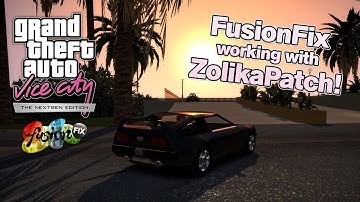 GTA Vice City NextGen: FusionFix + ZolikaPatch and others fixes! (DXVK included)
