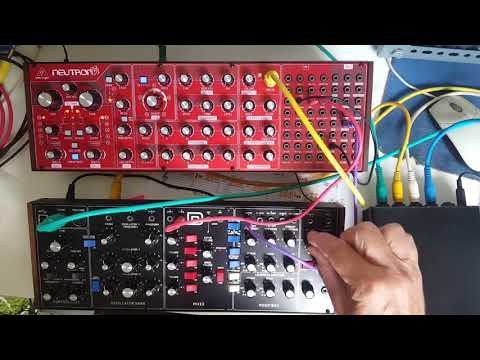 exchange lfo behringer neutron  , model D, ambient drone