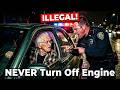 NEVER Turn Off Your Engine During a Stop—Here's the Legal Reason Why