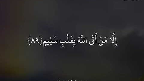 أحمد النفيس سورة الشعراء وَلَا تُخْزِنِى يَوْمَ يُبْعَثُونَ