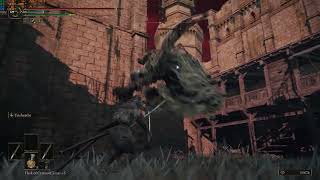 Redmane Castle Lion Boss Fight Elden Ring Solo Samurai Pure Dexterity Uchigatana Build