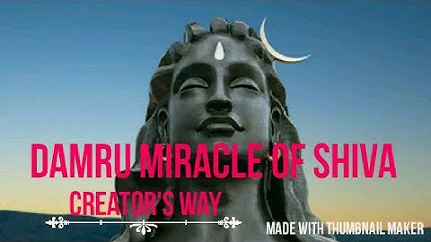 #projection #mapping #damru #miracle of #shiva by #Creator
