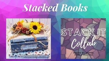 DIY Fall Stacked Books for Stack It Collab