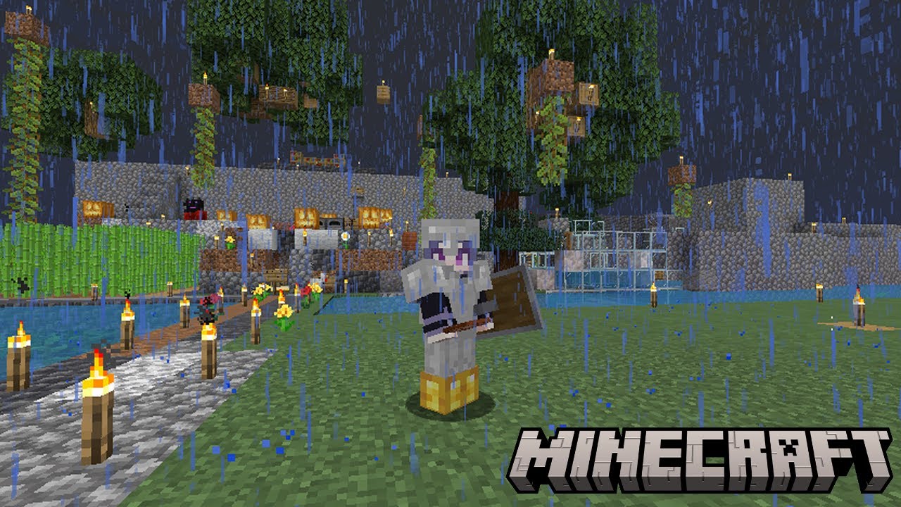 【マイクラ】ガルシア古墳作る【VEE/ミュウ・ガルシア】