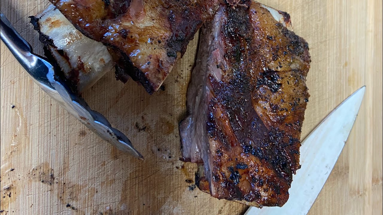 Beef short ribs on the Traeger pellet grill YouTube
