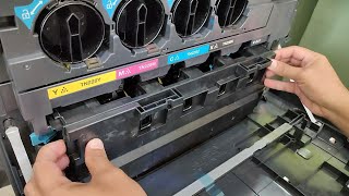 HOW TO REMOVE WASTE TONER OF DEVELOP INEO MULTI COPIER