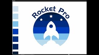 How to design rocket logo in AI CS6