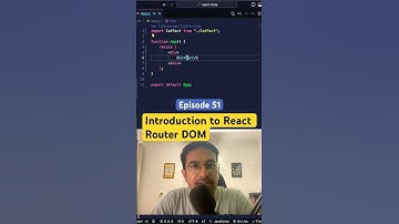 What is the use of React Router DOM? 😎 #reactjs