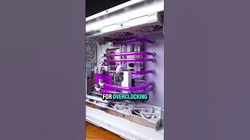 This custom loop liquid cooling looks amazing in this PC, but is it worth it? #shorts