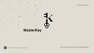 MasterKey | Building a Single Source of Truth for Keys International | Keystone Tech Holdings Profile
