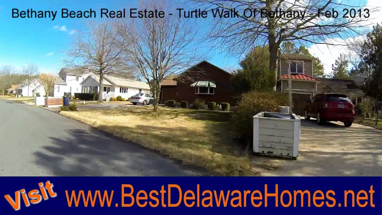 Bethany Beach Real Estate Turtle Walk Of Bethany Feb 2013 YouTube
