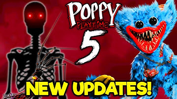 Poppy Playtime Chapter 5 - FINALLY NEW OFFICIAL UPDATES of NEW CHARACTERS 😃 OFFICIAL DATES