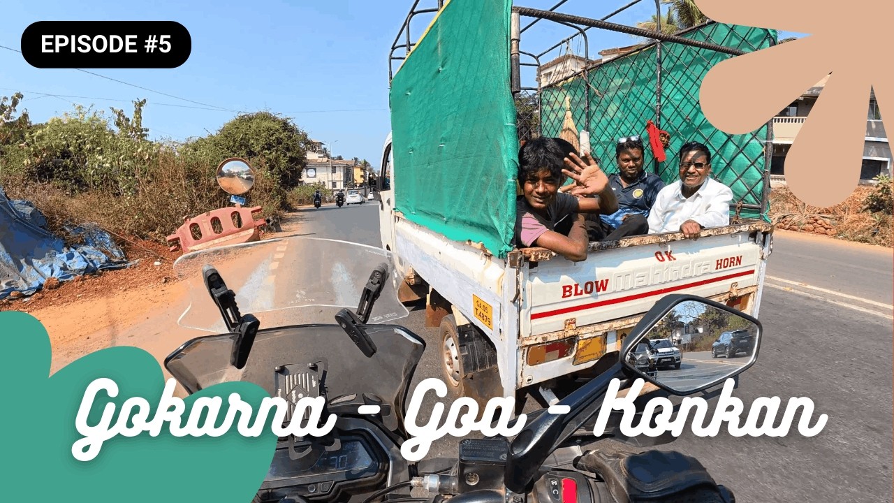 Gokarna to Maharashtra: Crossing Goa for the Ultimate Coastal Ride! | Ep. 5