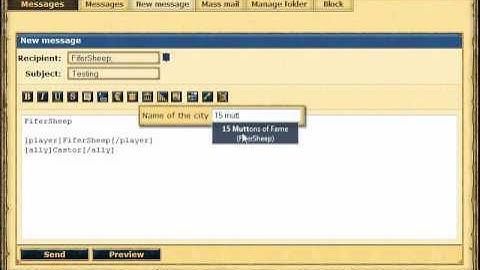 Grepolis - BB Code Tutorials - Text Formatting