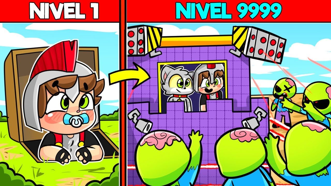 ¡PASAMOS de BUNKER NOOB a PRO!⚠️😱 ROBLOX APOCALIPSIS ZOMBIE TYCOON