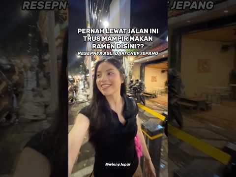 ADA KEDAI RAMEN KECIL TAPI SERING FULL TABLE DI PINGGIR JALAN RAYA TEBET