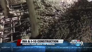 Ina road construction at I-10 is 25 percent complete