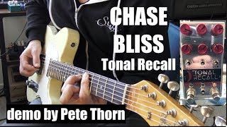 CHASE BLISS TONAL RECALL Analog Delay demo by Pete Thorn