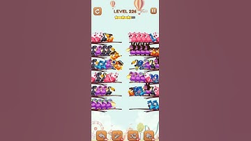 BIRD SORT 2 COLOR PUZZLE GAME🐦      LEVEL 226