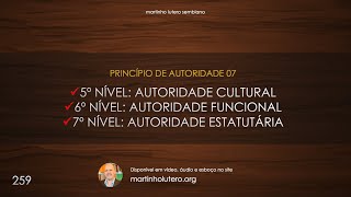 Martinho Lutero Semblano - O Princípio de Autoridade (aula 07)