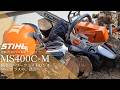 林業プロ待望60㏄ クラスの最新チェンソー　STIHL　MS400C-M