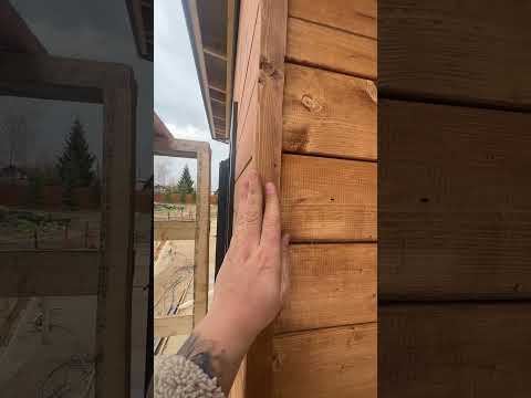 Хороший вариант обрамления угла фасада дома #дом #стройка #стаслагеда #каркасныйдом #каркасныедома