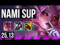 NAMI &amp; Nilah vs MAOKAI &amp; Jhin (SUP) | 1/2/34, 19k DMG | NA Master | 25.13