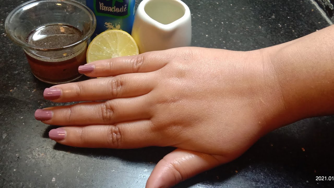 Brown Sugar Exfoliation Remedy for hands by NiraYousuf YouTube