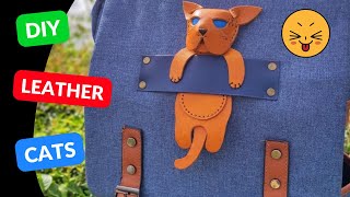 How To Make Your Own Cat-Themed Backpack - A Diy Decoration Tutorial! Pattern For Leather