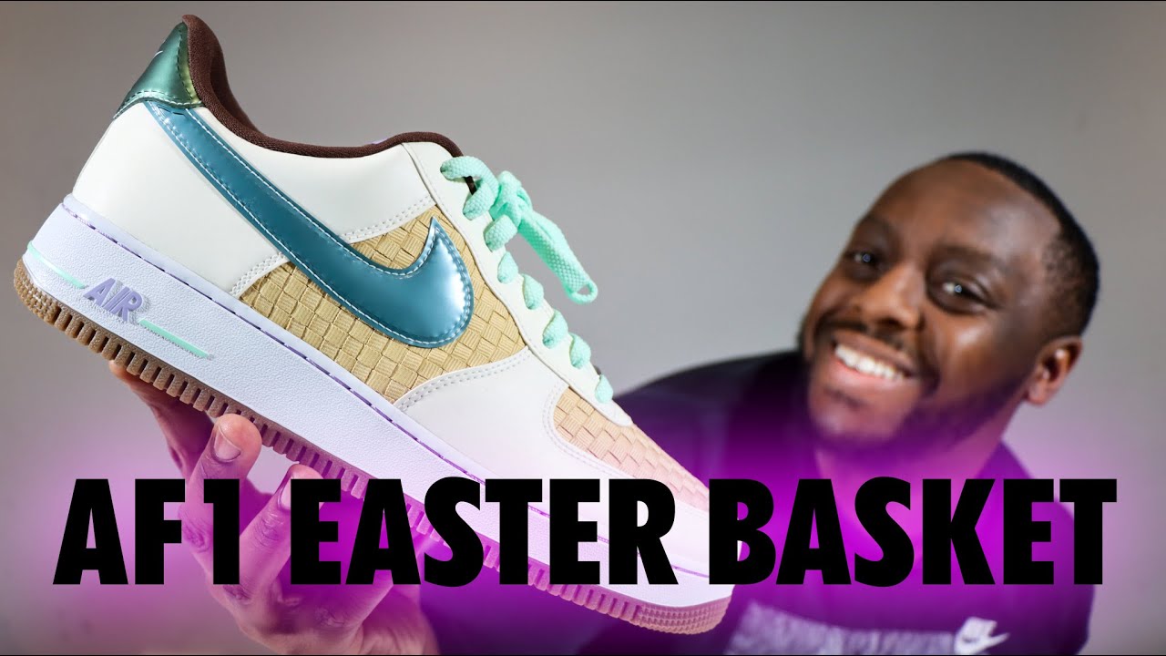 Nike Air Force 1 Easter Basket 2025 On Foot Review QuickSchopes