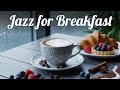 Warm Morning Jazz ☕ with Light Rain and Coffee Aroma