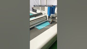 Rubber Sheet Oscillating Knife Digital CNC Cutting Machine