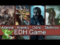 Adeline vs krenko vs odric vs skithiryx edh  cmdr game play for magic the gathering