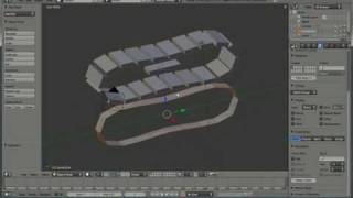 Blender 2.5 Tutorial - How to make a Tank Track!