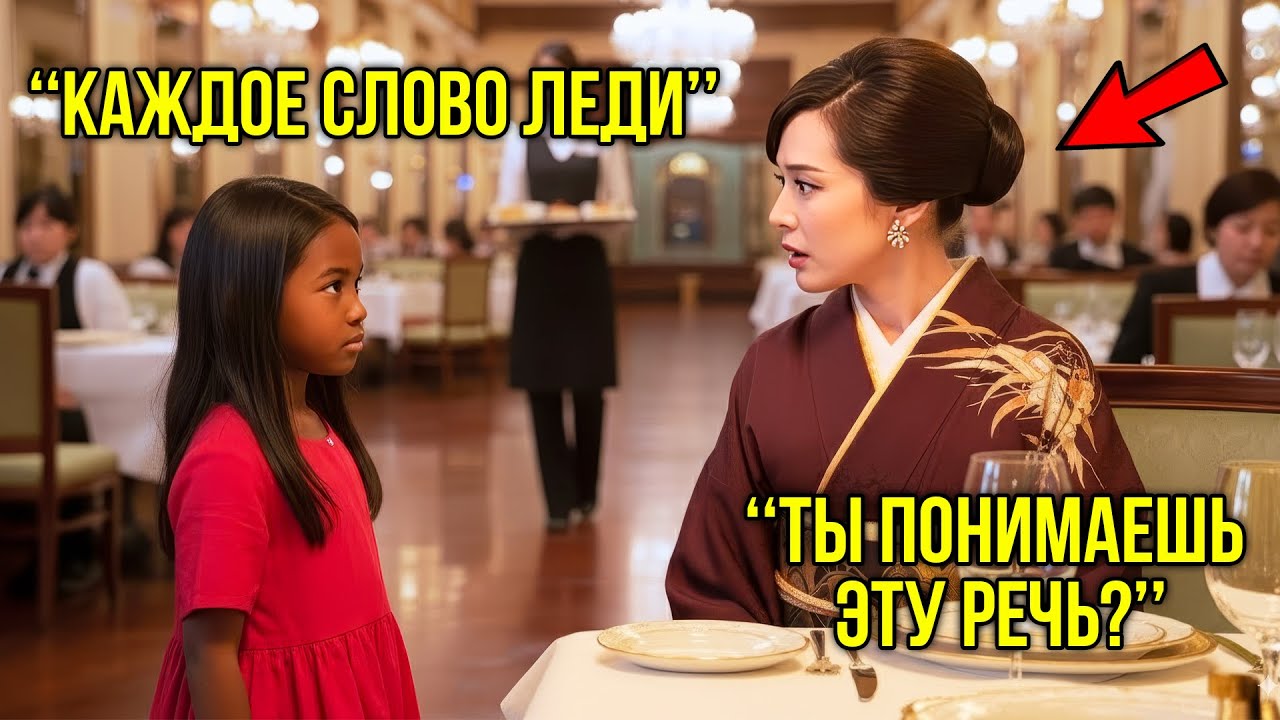Никто Не Понимал Японскую Миллионершу За Ужином Пока Дочь Официантки Не Заговорила На Японском