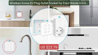 Wireless Korea EU Plug Outlet Socket for Food Waste Grinder Ga... — Best Buy 2026 | Great Quality! Wireless Korea EU Plug Outlet Socket for Food Waste Grinder Ga... — Best Buy 2026 | Great Quality!