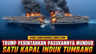 IRAN DEALS WITH A BLOW TO A US AIRCRAFT CARRIER‼️TRUMP'S FORCES IN THE SEA OF OMAN IMMEDIATELY WI...