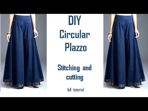 diy-circular-plazzo-stitching-and-cutting-full-tutorial