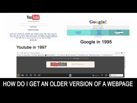Cara Daftar suatu Versi Lama Website
