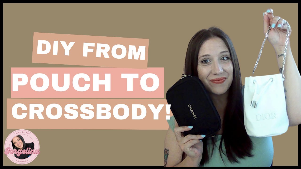 DIY Turning my Chanel Pouch into a Crossbody /