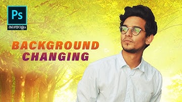 How to Change a Background in Photoshop (malayalam)