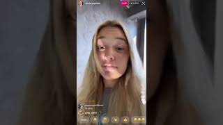 Olivia Ponton 9\/3\/20 Instagram live