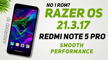 NO 1 MIUI Razer OS 21.3.17 Update For Redmi Note 5 Pro | Android 10 | Smooth Performance