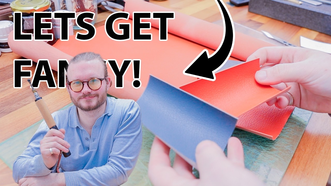 Lets Get Fancy - How to Line A Turned Edge In LeatherCraft