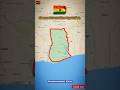 Ghana Maps 🇬🇭 Ghana Country 20% Muslim Population full Location map #ghana #map #railway #art