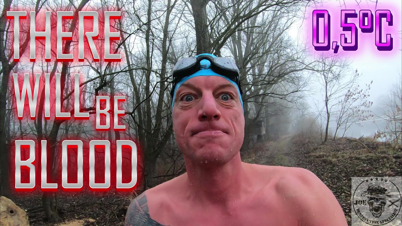 THERE WILL BE BLOOD AND EXPLODING FINGERS - A SUPER FAST WINTER ICE RIVER MARCH SLOVAKIA CROSSING